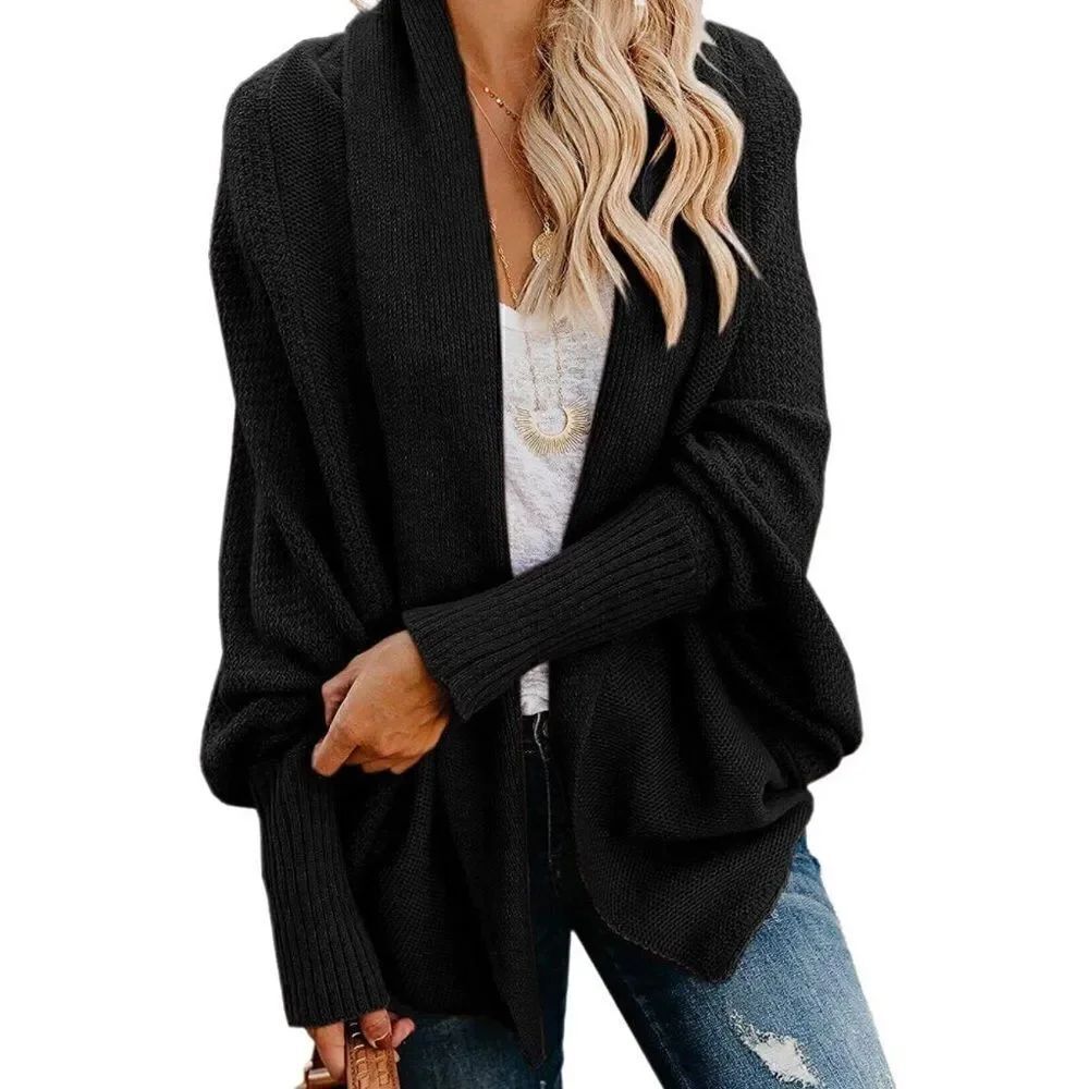 Chunky Knit Oversized Cardigan Sweater